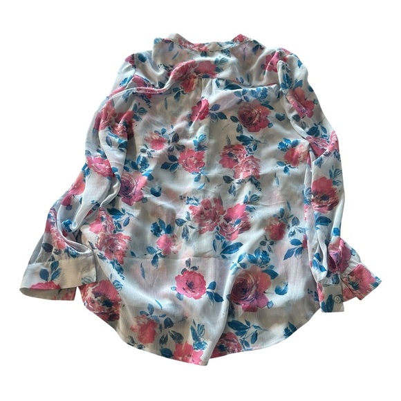 Kut from the Kloth Blue and Pink Blouse - Picture 2 of 4